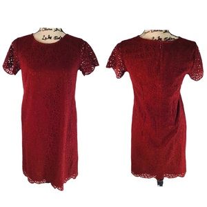 Ann Taylor | Lace Midi Dress | Size 0